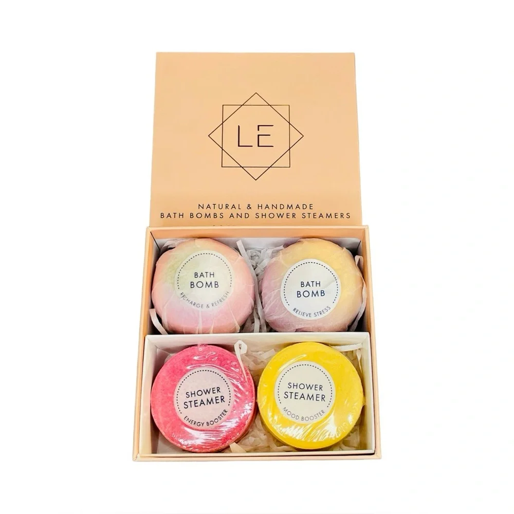 Luxe England Handmade Bath Bomb & Shower Steamer Gift Set